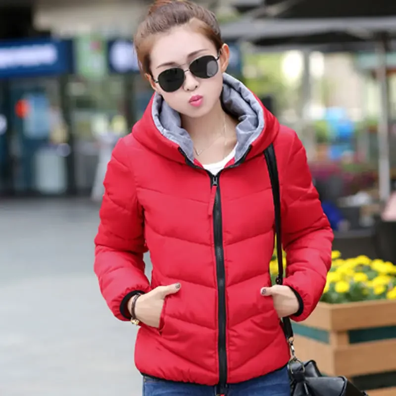 Czerwona damskie płaszcze krót – Modern Korean Lifestyle recenzja i cena